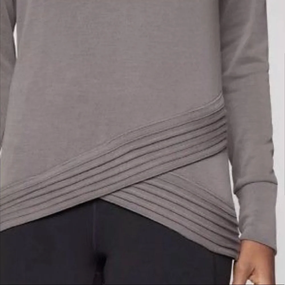 Athleta Serenity Criss Cross Sweatshirt - Picture 2 of 4
